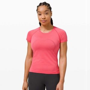 Lululemon athletica guava race length swiftly size 6